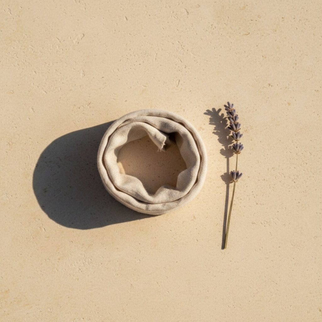 Linen blindfold
